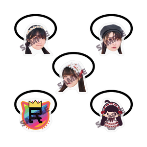 ランダムアクリルヘアゴム (全5種)